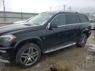2015 Mercedes-Benz GL-Class GL 63 AMG with VIN 4JGDF7EE7FA473454, listed as a Copart auction lot 49555595 with 136,762 mi miles and Salvage Title. Bid and sale history available at carsss.com. Image 1.