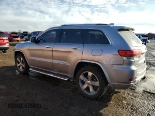 2015 Jeep Grand Cherokee Overland with VIN 1C4RJFCT8FC619014, listed as a Copart auction lot 44304375 with 123,767 mi miles and Salvage Title. Bid and sale history available at carsss.com. Image 2.
