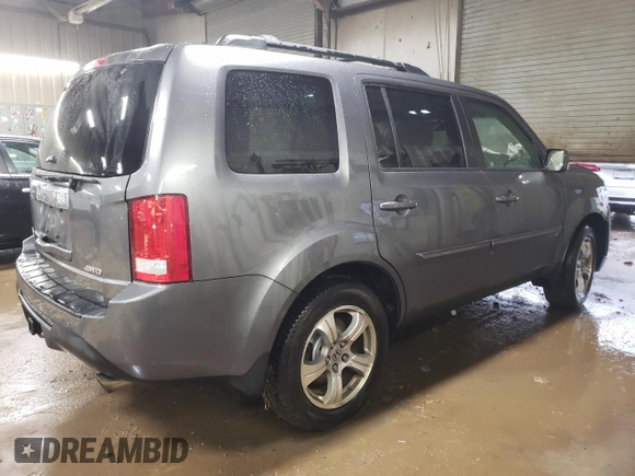 2012 Honda Pilot EX-L with VIN 5FNYF4H59CB017572, listed as a Copart auction lot 51532555 with 127,720 mi miles and Salvage Title. Bid and sale history available at DreamBid. Image 3.