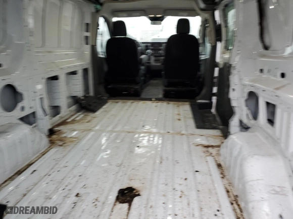 2021 Ford Transit Cargo Van with VIN 1FTBR1Y84MKA43992, listed as a Copart auction lot 54079785 with 66,124 mi miles and Salvage Title. Bid and sale history available at carsss.com. Image 10.
