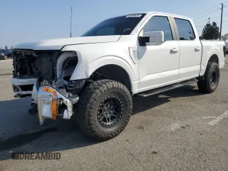 2022 Ford F-150 XL with VIN 1FTFW1E50NFA71691, listed as a Copart auction lot 55282625 with 47,492 mi miles and Salvage title. Bid and sale history available at DreamBid. Image 1.