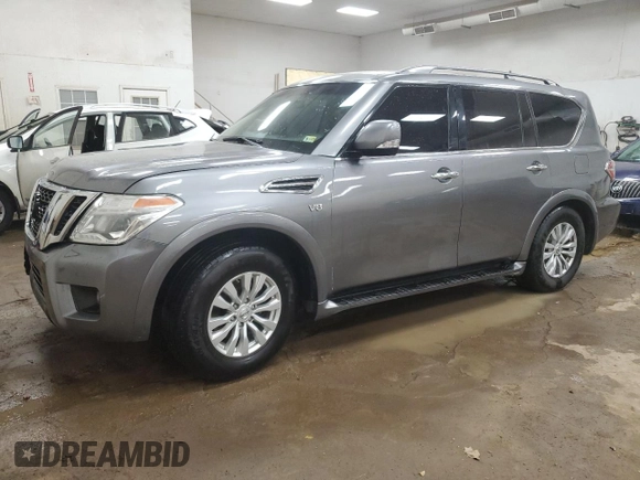 2017 Nissan Armada SV with VIN JN8AY2NC0H9503700, listed as a Copart auction lot 50528635 with 89,518 mi miles and Clean Title. Bid and sale history available at carsss.com. Image 1.