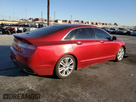 2014 Lincoln MKZ with VIN 3LN6L2GKXER827964, listed as a Copart auction lot 42044615 with 139,749 mi miles and Salvage Title. Bid and sale history available at carsss.com. Image 3.