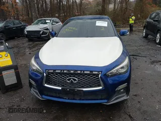 2018 Infiniti Q50 3.0t LUXE with VIN JN1EV7AR9JM430622, listed as a IAAI auction lot 41950920 with 88,588 mi miles. Bid and sale history available at carsss.com. Image 12.