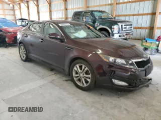 2013 Kia Optima EX with VIN 5XXGN4A76DG223814, listed as a Copart auction lot 59561475 with Not provided miles and Salvage title. Bid and sale history available at DreamBid. Image 4.
