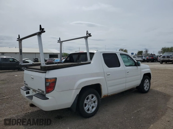 2006 Honda Ridgeline RTL with VIN 2HJYK16526H521064, listed as a Copart auction lot 55317705 with 253,335 mi miles and Clean Title. Bid and sale history available at carsss.com. Image 3.