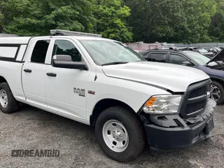 2023 Ram 1500 Tradesman with VIN 1C6RR7FT4PS588854, listed as a Copart auction lot 64556685 with 24,403 mi miles and Salvage title. Bid and sale history available at DreamBid. Image 1.