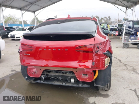 2023 Genesis GV60 Advanced z VIN KMUKCDTC9PU017098, wystawiony jako IAAI lot #41787572 z przebiegiem 1 685 mil mil oraz . Historia ofert i sprzedaży dostępna na DreamBid. Obrazek 17.