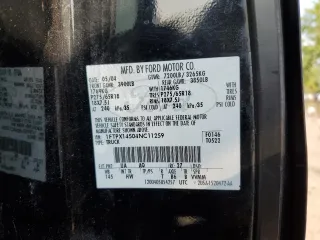 2004 Ford F-150 XLT with VIN 1FTPX14504NC11259, listed as a Copart auction lot 59987405 with 160,888 mi miles and Salvage title. Bid and sale history available at DreamBid. Image 12.