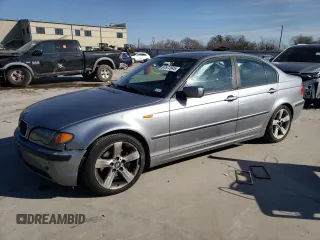 2005 BMW 3 Series 325i with VIN WBAET37405NJ86914, listed as a Copart auction lot 87677045 with 163,011 mi miles and Salvage Title. Bid and sale history available at carsss.com. Image 1.