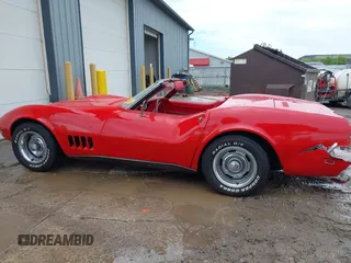1968 Chevrolet Corvette z VIN 0000194678S415077, wystawiony jako IAAI lot #42422867 z przebiegiem 53 199 mil mil oraz . Historia ofert i sprzedaży dostępna na DreamBid. Obrazek 14.