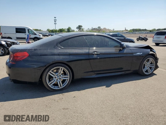 2015 BMW 6 Series z VIN WBALY1C57FDZ73541, wystawiony jako Copart lot #57294034 z przebiegiem 136 357 mil mil oraz Czysty tytuł • Clean title. Historia ofert i sprzedaży dostępna na DreamBid. Obrazek 3.