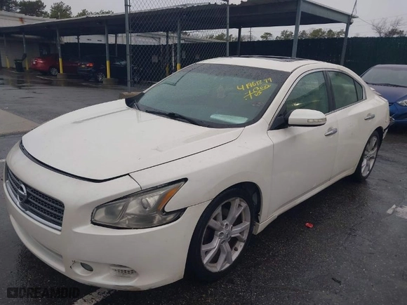 2011 Nissan Maxima 3.5 S with VIN 1N4AA5AP8BC848063, listed as a IAAI auction lot 41961299 with 144,639 mi miles. Bid and sale history available at carsss.com. Image 2.