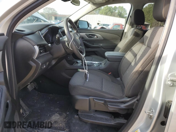 2021 Chevrolet Traverse LS with VIN 1GNEVFKW3MJ104372, listed as a Copart auction lot 49183435 with 51,853 mi miles and Salvage Title. Bid and sale history available at carsss.com. Image 7.