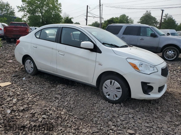 2020 Mitsubishi Mirage ES z VIN ML32F3FJ1LHF00656, wystawiony jako Copart lot #60921435 z przebiegiem 52 486 mil mil oraz Czysty tytuł • Clean title. Historia ofert i sprzedaży dostępna na DreamBid. Obrazek 4.