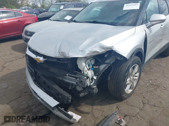 2021 Chevrolet Blazer LT with VIN 3GNKBHRSXMS502378, listed as a IAAI auction lot 41933693 with 108,814 mi miles and . Bid and sale history available at DreamBid. Image 6.