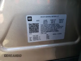2023 Cadillac XT4 AWD Luxury with VIN 1GYFZBR40PF173861, listed as a Copart auction lot 71233194 with 16,356 mi miles and Salvage title. Bid and sale history available at DreamBid. Image 13.