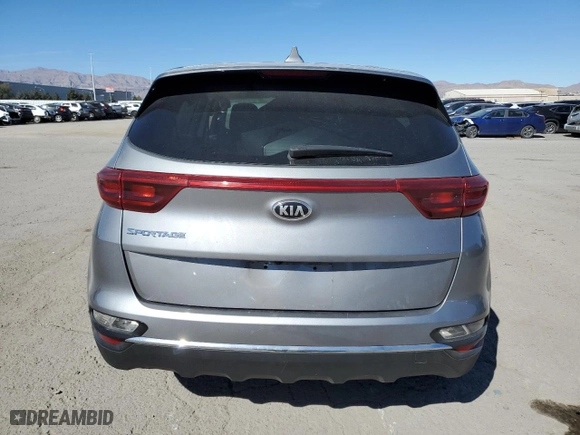 2020 Kia Sportage LX with VIN KNDPM3AC9L7669327, listed as a Copart auction lot 47183305 with 123,962 mi miles and Salvage Title. Bid and sale history available at carsss.com. Image 6.
