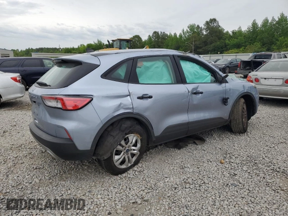 2022 Ford Escape S z VIN 1FMCU0F67NUA59975, wystawiony jako Copart lot #54221615 z przebiegiem Nie podano mil oraz Szkoda całkowita • Salvage title. Historia ofert i sprzedaży dostępna na DreamBid. Obrazek 3.