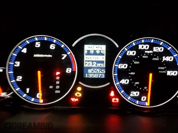 2007 Acura TSX with VIN JH4CL96867C008939, listed as a Copart auction lot 44817885 with 135,873 mi miles and Salvage Title. Bid and sale history available at carsss.com. Image 9.