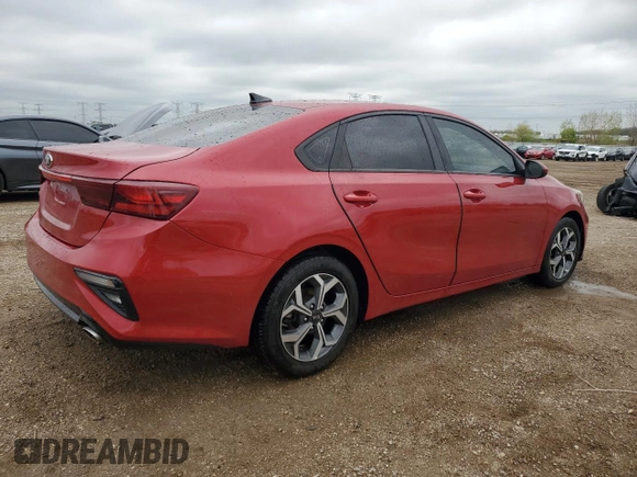 2019 Kia Forte LXS with VIN 3KPF24AD1KE138654, listed as a Copart auction lot 55245885 with 62,127 mi miles and Salvage title. Bid and sale history available at DreamBid. Image 3.