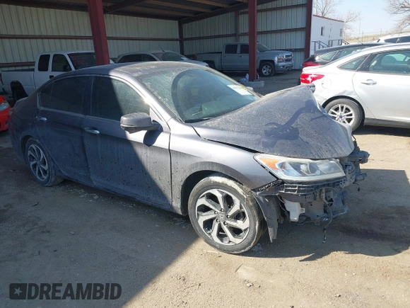 2016 Honda Accord Sedan EX with VIN 1HGCR2F73GA043207, listed as a IAAI auction lot 41877276 with 225,407 mi miles. Bid and sale history available at carsss.com. Image 1.