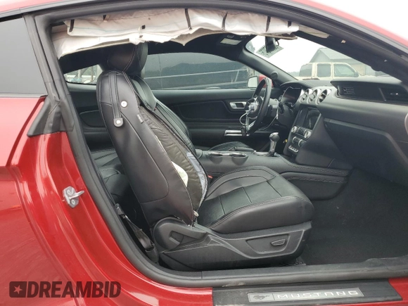 2020 Ford Mustang EcoBoost with VIN 1FA6P8TH5L5129757, listed as a Copart auction lot 62587375 with 35,272 mi miles and Salvage title. Bid and sale history available at DreamBid. Image 10.
