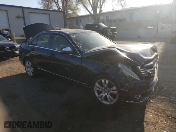 2008 Mercedes-Benz C 300 Sport with VIN WDDGF54X38F073489, listed as a Copart auction lot 52620325 with 130,758 mi miles and Salvage Title. Bid and sale history available at carsss.com. Image 4.