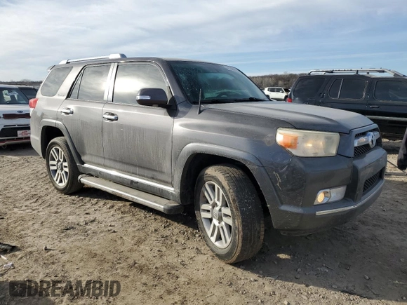 2010 Toyota 4Runner Trail with VIN JTEBU5JR6A5024617, listed as a Copart auction lot 47258695 with 189,729 mi miles and Salvage Title. Bid and sale history available at DreamBid. Image 4.