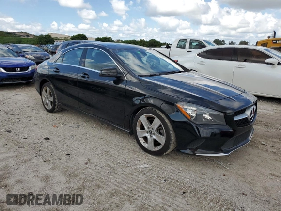 2018 Mercedes-Benz CLA 250 with VIN WDDSJ4GB1JN586271, listed as a Copart auction lot 62459963 with 59,323 mi miles and . Bid and sale history available at DreamBid. Image 4.