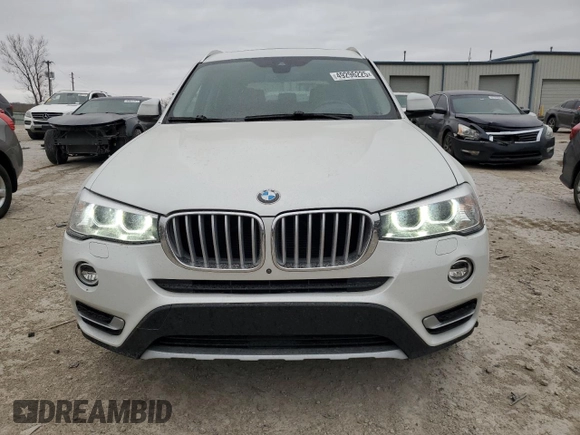 2017 BMW X3 xDrive35i with VIN 5UXWX7C59H0U40329, listed as a Copart auction lot 49296225 with 75,584 mi miles and Salvage Title. Bid and sale history available at DreamBid. Image 5.