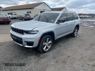 2021 Jeep Grand Cherokee Limited with VIN 1C4RJKBG5M8106834, listed as a Copart auction lot 52554945 with 79,296 mi miles and Clean Title. Bid and sale history available at DreamBid. Image 1.