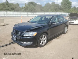 2015 Volkswagen Passat Limited Edition with VIN 1VWAS7A35FC091495, listed as a Copart auction lot 62063035 with 114,870 mi miles and Salvage title. Bid and sale history available at DreamBid. Image 1.