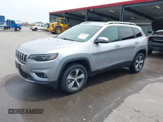 2019 Jeep Cherokee Limited with VIN 1C4PJMDX1KD437169, listed as a IAAI auction lot 42389910 with 70,357 mi miles and . Bid and sale history available at DreamBid. Image 2.