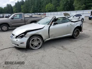 2002 Lexus SC 430 with VIN JTHFN48Y620014211, listed as a Copart auction lot 62884425 with Not provided miles and Salvage title. Bid and sale history available at DreamBid. Image 1.