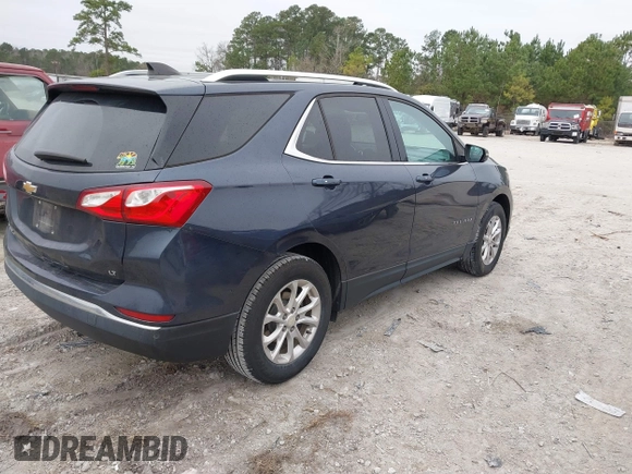 2018 Chevrolet Equinox LT with VIN 3GNAXJEV3JS535223, listed as a IAAI auction lot 41732248 with 130,761 mi miles and . Bid and sale history available at DreamBid. Image 4.