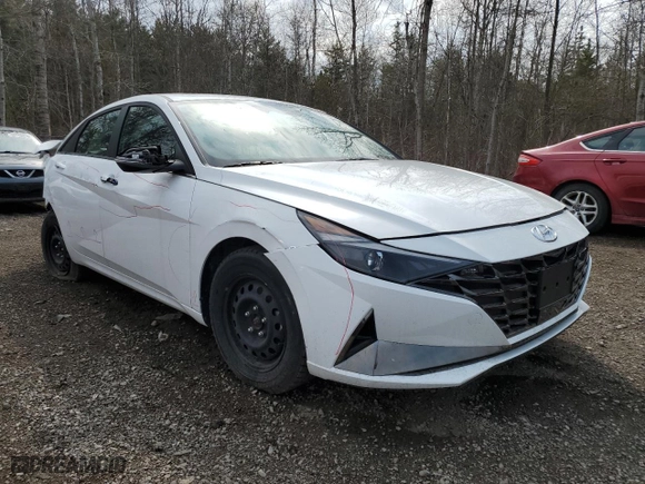 2022 Hyundai Elantra Hybrid Limited with VIN KMHLN4AJ3NU018193, listed as a Copart auction lot 52700695 with 43,735 mi miles and Salvage Title. Bid and sale history available at carsss.com. Image 4.