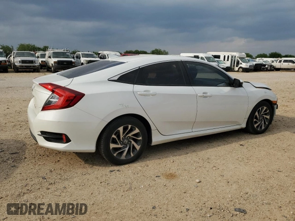 2018 Honda Civic EX with VIN 2HGFC2F71JH503780, listed as a Copart auction lot 55498105 with 119,788 mi miles and Salvage Title. Bid and sale history available at DreamBid. Image 3.