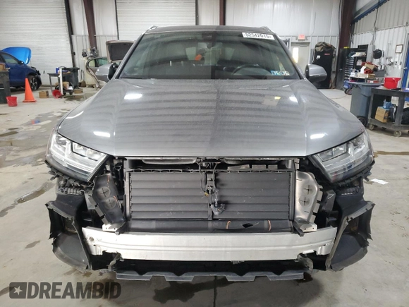 2017 Audi Q7 Premium Plus with VIN WA1LAAF78HD057758, listed as a Copart auction lot 52542015 with 79,681 mi miles and Salvage Title. Bid and sale history available at DreamBid. Image 5.
