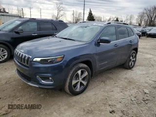 2020 Jeep Cherokee Limited with VIN 1C4PJMDX8LD628590, listed as a Copart auction lot 52937735 with 97,362 mi miles and Clean Title. Bid and sale history available at carsss.com. Image 1.