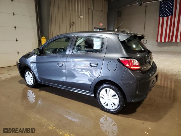 2024 Mitsubishi Mirage ES with VIN ML32AUHJ9RH006228, listed as a Copart auction lot 51677425 with 15650 miles and Clean Title. Bid and sale history available at carsss.com. Image 2.