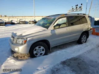 2007 Toyota Highlander with VIN JTEHD21A270048597, listed as a Copart auction lot 87587725 with 97,815 mi miles and Salvage Title. Bid and sale history available at carsss.com. Image 1.