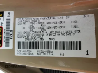2017 Toyota Tundra 2WD SR5 with VIN 5TFEW5F13HX215926, listed as a Copart auction lot 75058134 with 0 mi miles and Salvage Title. Bid and sale history available at carsss.com. Image 13.