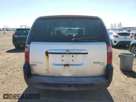 2010 Dodge Grand Caravan SE with VIN 2D4RN4DE7AR187172, listed as a Copart auction lot 55253025 with 360,076 mi miles and Salvage Title. Bid and sale history available at DreamBid. Image 6.