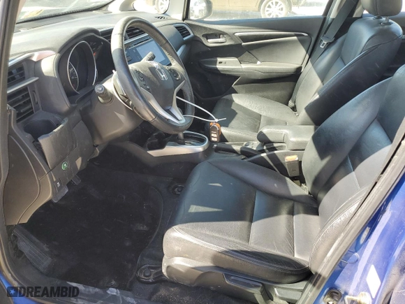 2015 Honda Fit EX-L with VIN 3HGGK5H8XFM785571, listed as a Copart auction lot 48430035 with 5,090 mi miles and Salvage Title. Bid and sale history available at carsss.com. Image 7.