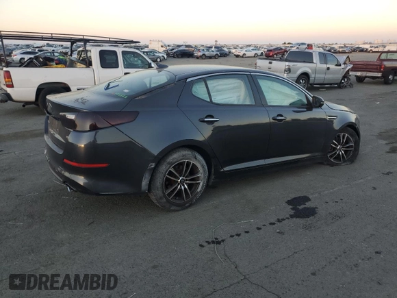 2015 Kia Optima LX with VIN 5XXGM4A72FG469281, listed as a Copart auction lot 83656144 with 129,491 mi miles and Salvage Title. Bid and sale history available at DreamBid. Image 3.