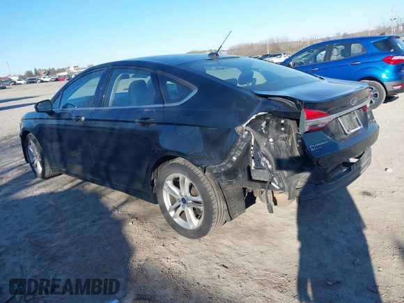 2018 Ford Fusion SE with VIN 3FA6P0H79JR227329, listed as a IAAI auction lot 41894778 with 116,580 mi miles. Bid and sale history available at carsss.com. Image 3.