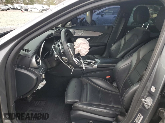 2021 Mercedes-Benz C with VIN W1KWF8HB3MR620202, listed as a Copart auction lot 46827165 with Not Provided miles and Salvage Title. Bid and sale history available at DreamBid. Image 7.