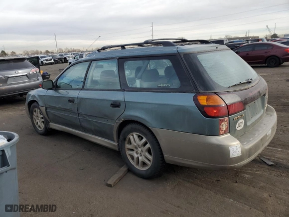 2001 Subaru Legacy Wagon Outback w/RB Equip with VIN 4S3BH665817613869, listed as a Copart auction lot 85157244 with 192,848 mi miles and Clean Title. Bid and sale history available at carsss.com. Image 2.