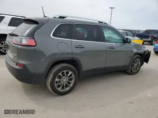 2019 Jeep Cherokee Latitude Plus with VIN 1C4PJLLBXKD466220, listed as a Copart auction lot 48187795 with 76,507 mi miles and Salvage Title. Bid and sale history available at carsss.com. Image 3.